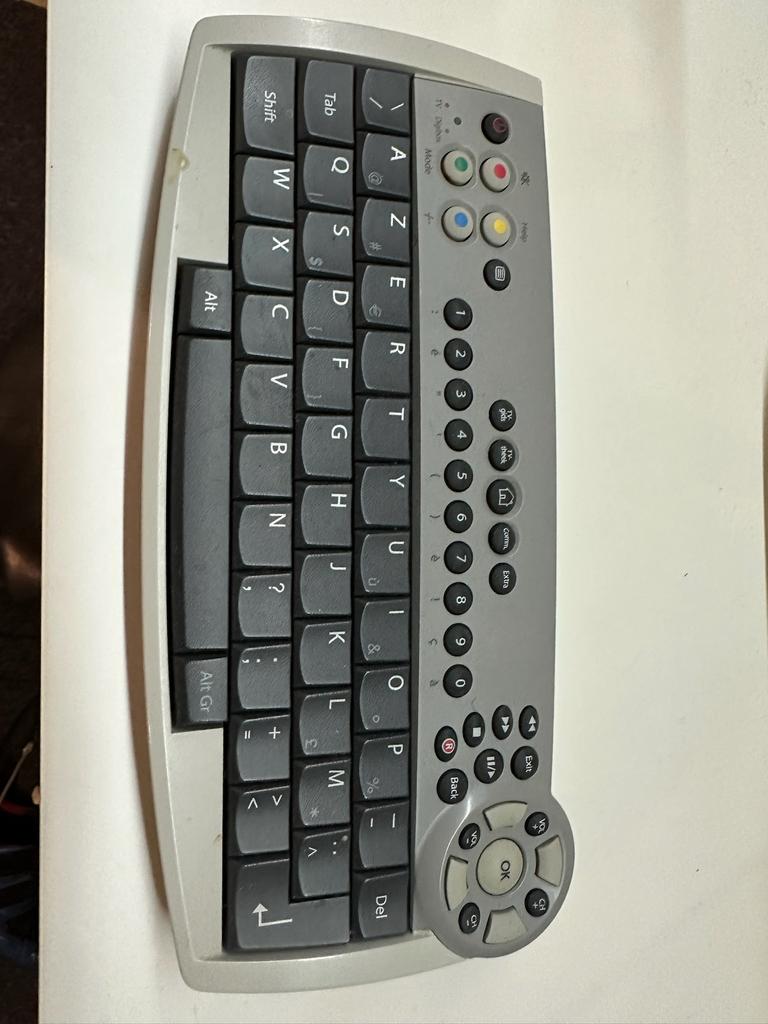 Draadloos Telenet toetsenbord voor Telenet digicorder., Enlèvement, Azerty, Utilisé, Sans fil