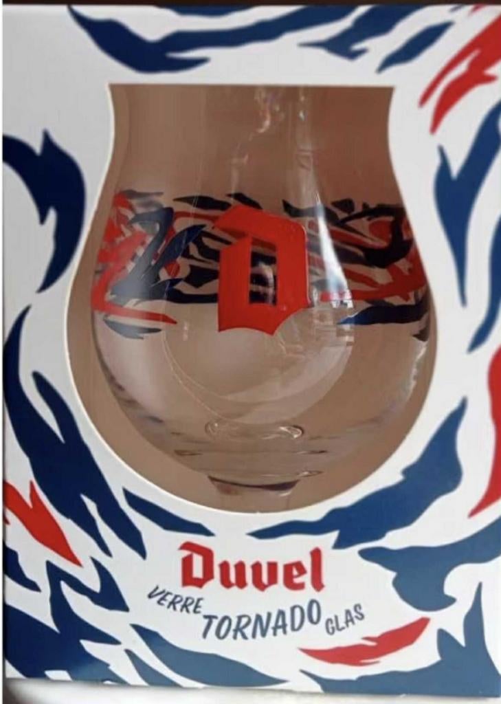 1 x duvel glas, Ophalen of Verzenden, Zo goed als nieuw, Glas of Glazen, Duvel