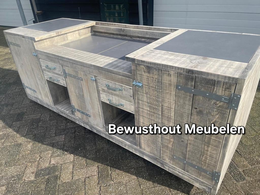 "Robuuste Buitenkeuken van Steigerhout: Koken in Stijl!, Ophalen of Verzenden