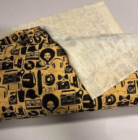 Jersey/moltpn stof - Bob Marley, Hobby & Loisirs créatifs, Tissus & Chiffons, Neuf, Jaune, Coton, Enlèvement