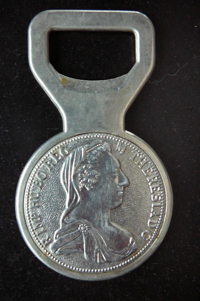 metalen flessenopener Van Dyck, Ophalen of Verzenden, Gebruikt, Flesopener, Overige merken