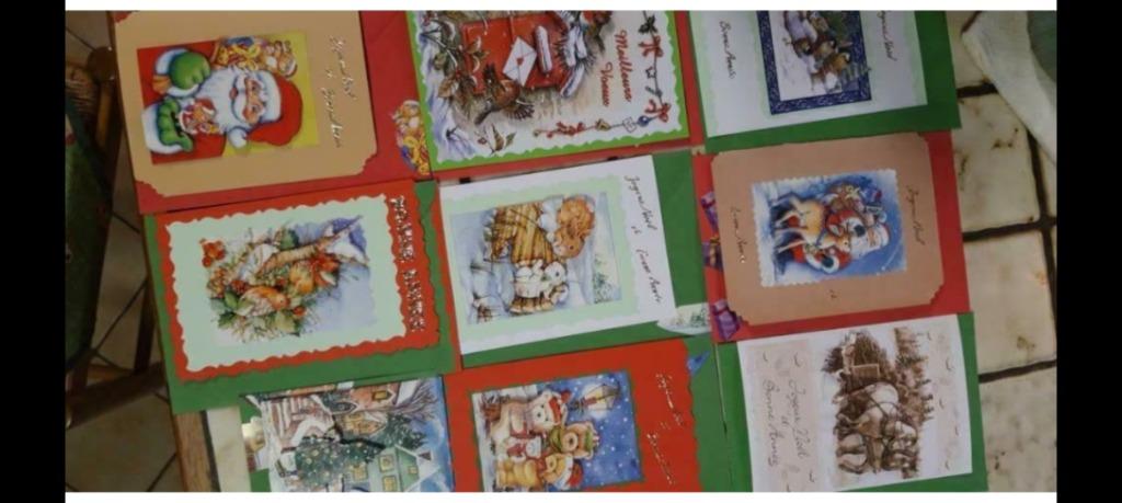 Carte postale noel-nouvel an en 3D, Enlèvement, Neuf, Noël