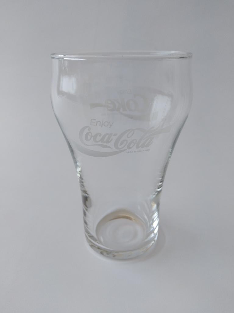 2 verres Enjoy Coca-Cola White, Enlèvement ou Envoi, Comme neuf, Verre à soda