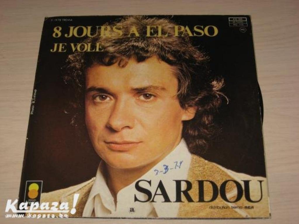 Disque vinyl 45 tours michel sardou, Ophalen of Verzenden, Zo goed als nieuw