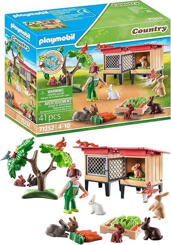 Playmobil | hok met konijnen | GRATIS LEVERING, PLAYMOBILE, -, Verzenden, -