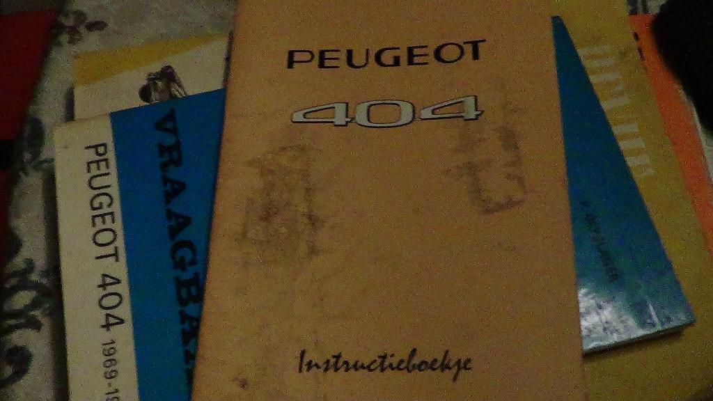 Peugeot 404 technische handleiding, Ophalen