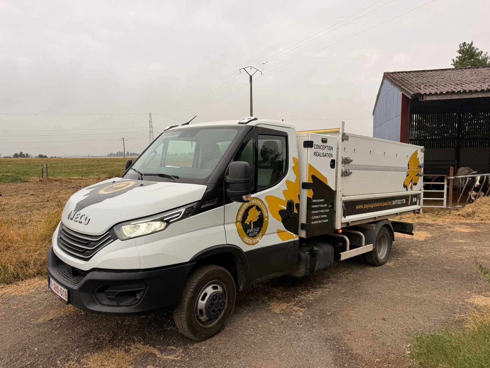 Iveco daily benne 3L 210 Cv 60000km, Cuir, Achat, Iveco, Entretenue par le concessionnaire