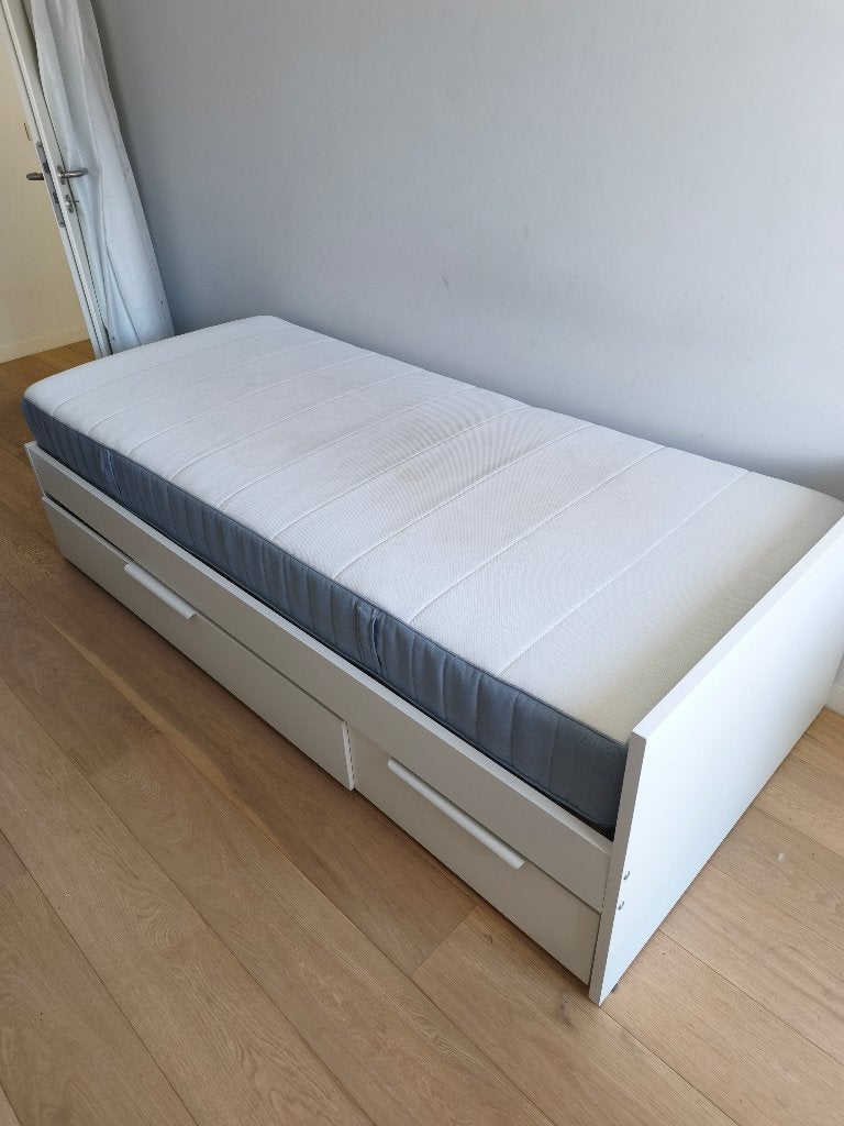 Lit 1 personne, 90 cm, Enlèvement, Classique, 200 cm