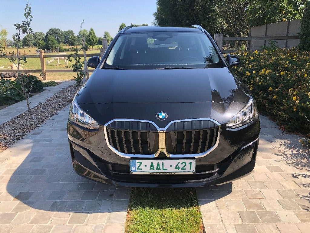 218iA active tourer navi cruise alu garantie, Dealer onderhouden, Stof, Euro 6, Zwart