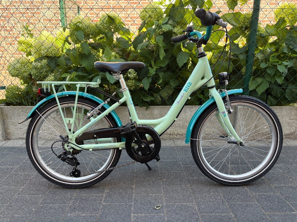 Meisjesfiets BNB Bike 20”, Fietsen en Brommers, Ophalen, Velgrem, Versnellingen, Zo goed als nieuw