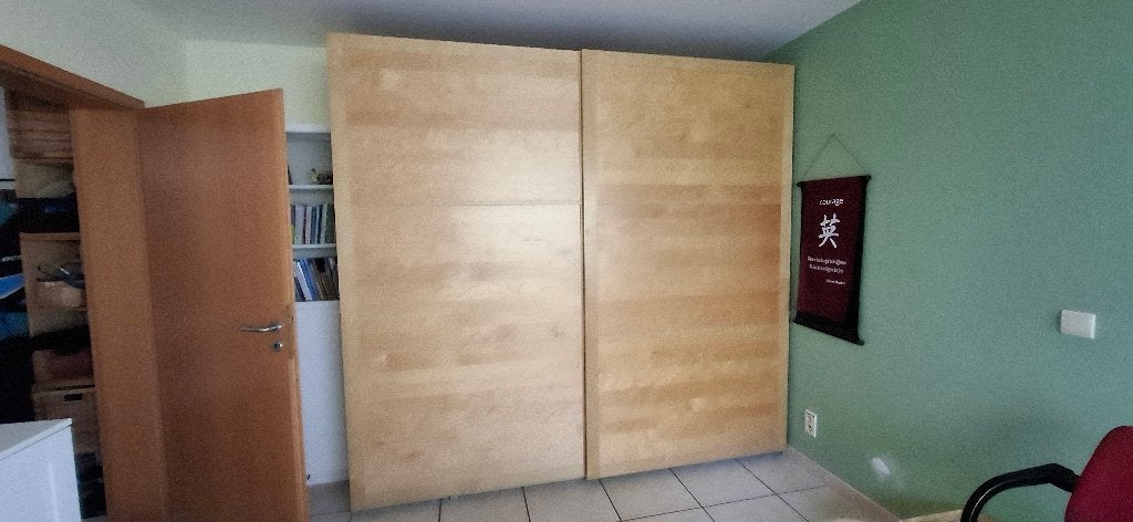 kleerkast (Pax), Huis en Inrichting, Kasten | Kleerkasten, Ophalen, Gebruikt, 200 cm of meer, 200 cm of meer