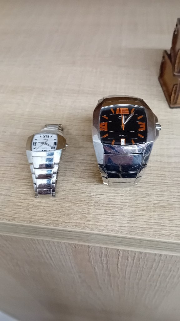horloge, Handtassen en Accessoires, Overige merken, Staal, Staal, Polshorloge
