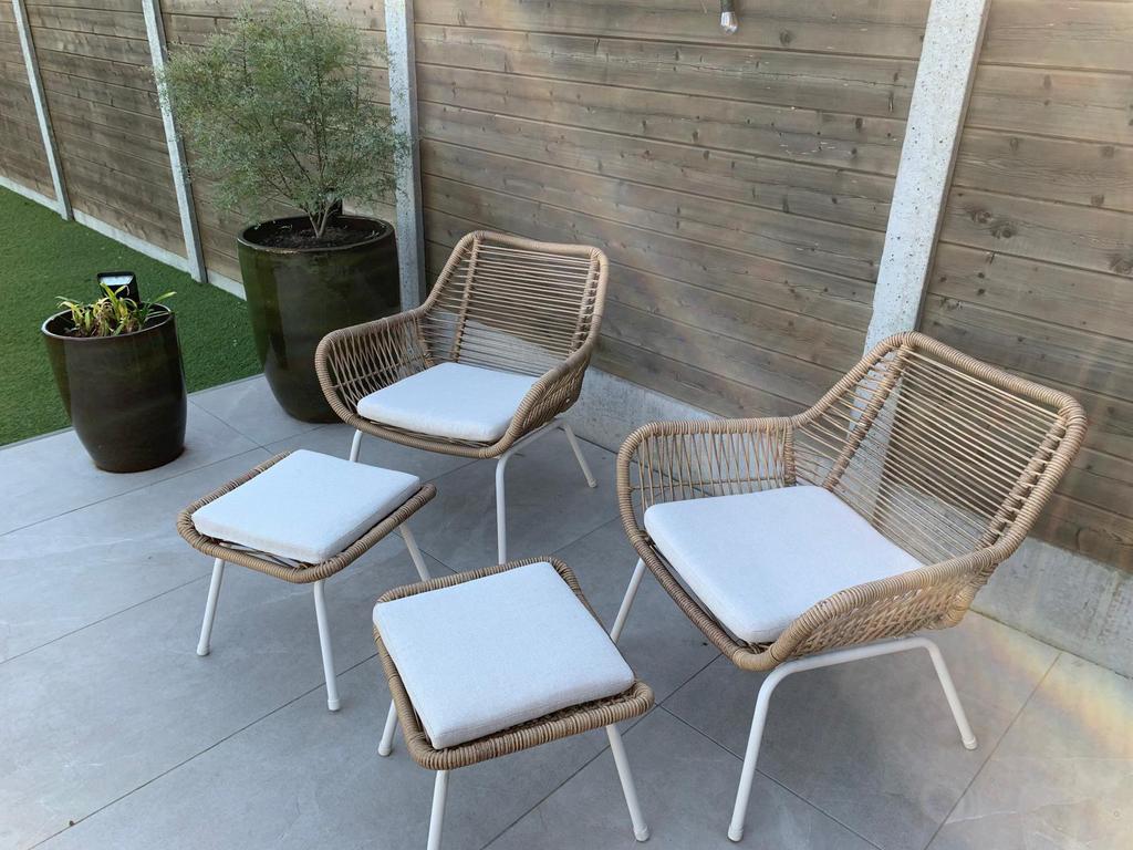 Loungesetje, Tuin en Terras, Tuinsets en Loungesets, Ophalen, Zo goed als nieuw