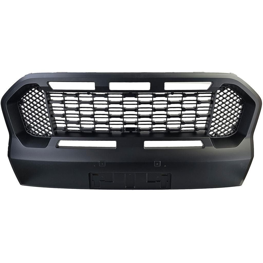 Honingraat Grill Zwart Voor Ford Ranger T8, Verzenden