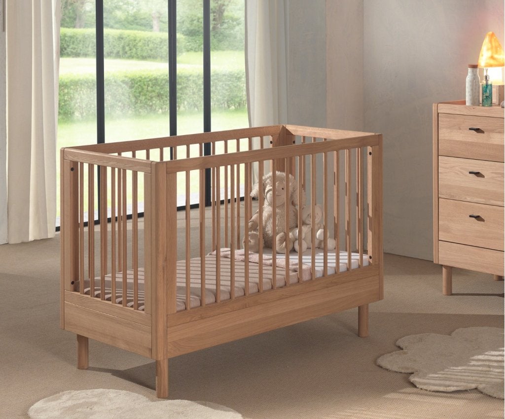 Forrest Oak babybed - 60x120 - Massief eiken, Kinderen en Baby's