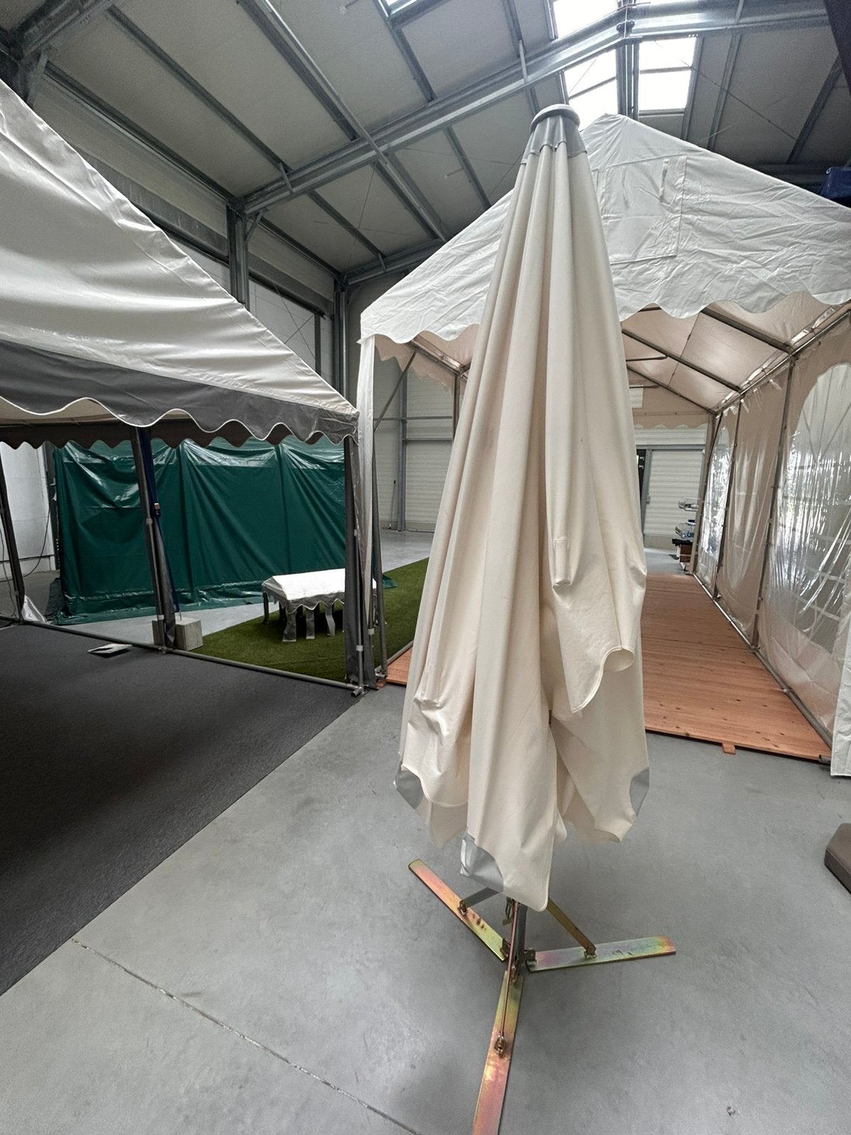 Marktparasol 3x2m Symo nieuw, Tuin en Terras, Ophalen, Verstelbaar, Nieuw, Stokparasol