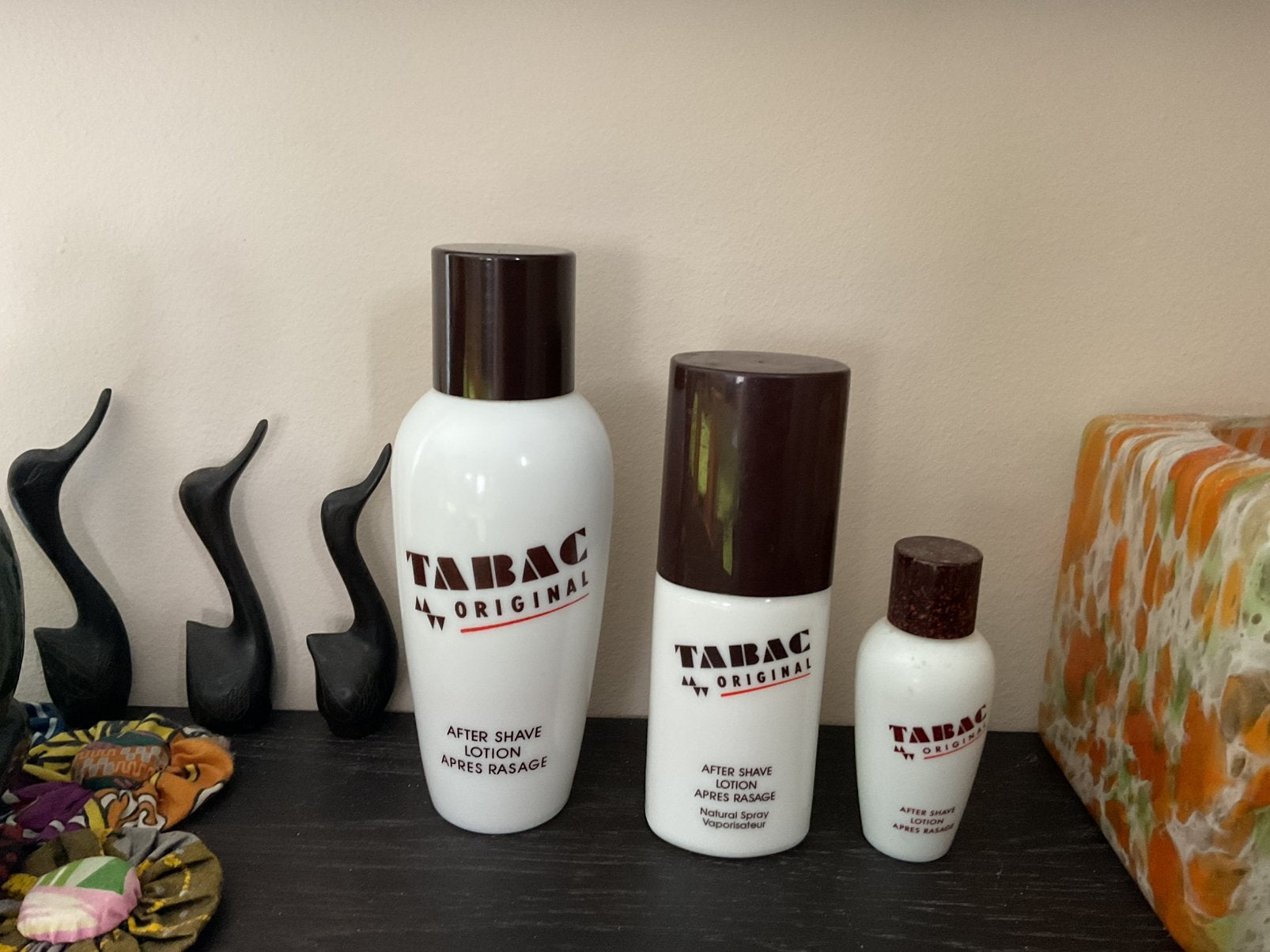 3 Flacons vides TABAC original, Enlèvement, Utilisé
