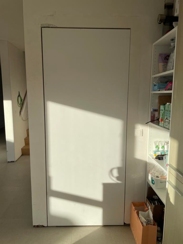 Pivot deur 214x87,6 cm, Doe-het-zelf en Bouw, Deuren en Vliegenramen, Ophalen, Gebruikt, 80 tot 100 cm, Binnendeur