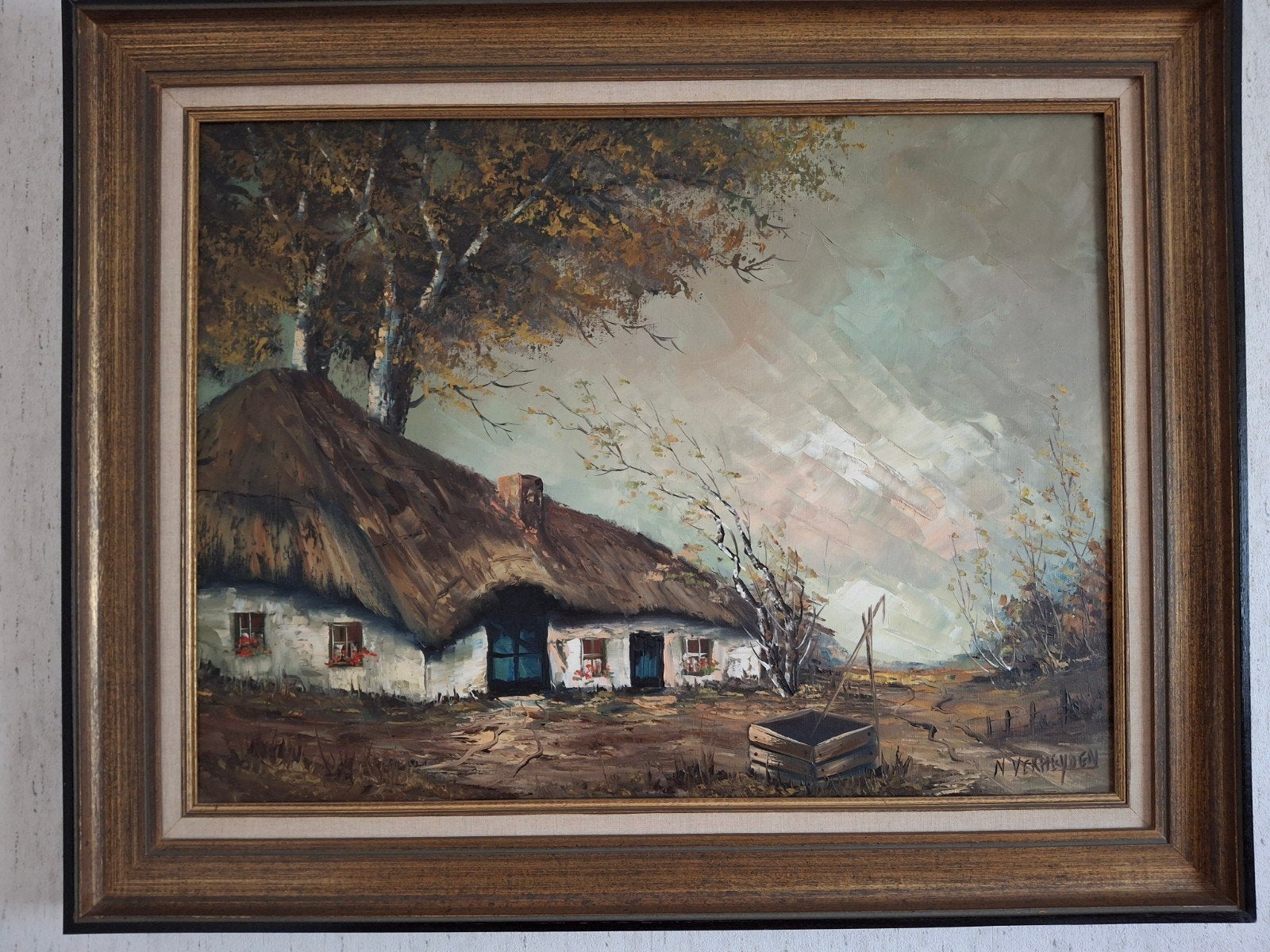 schilderij, Ophalen, Landschap