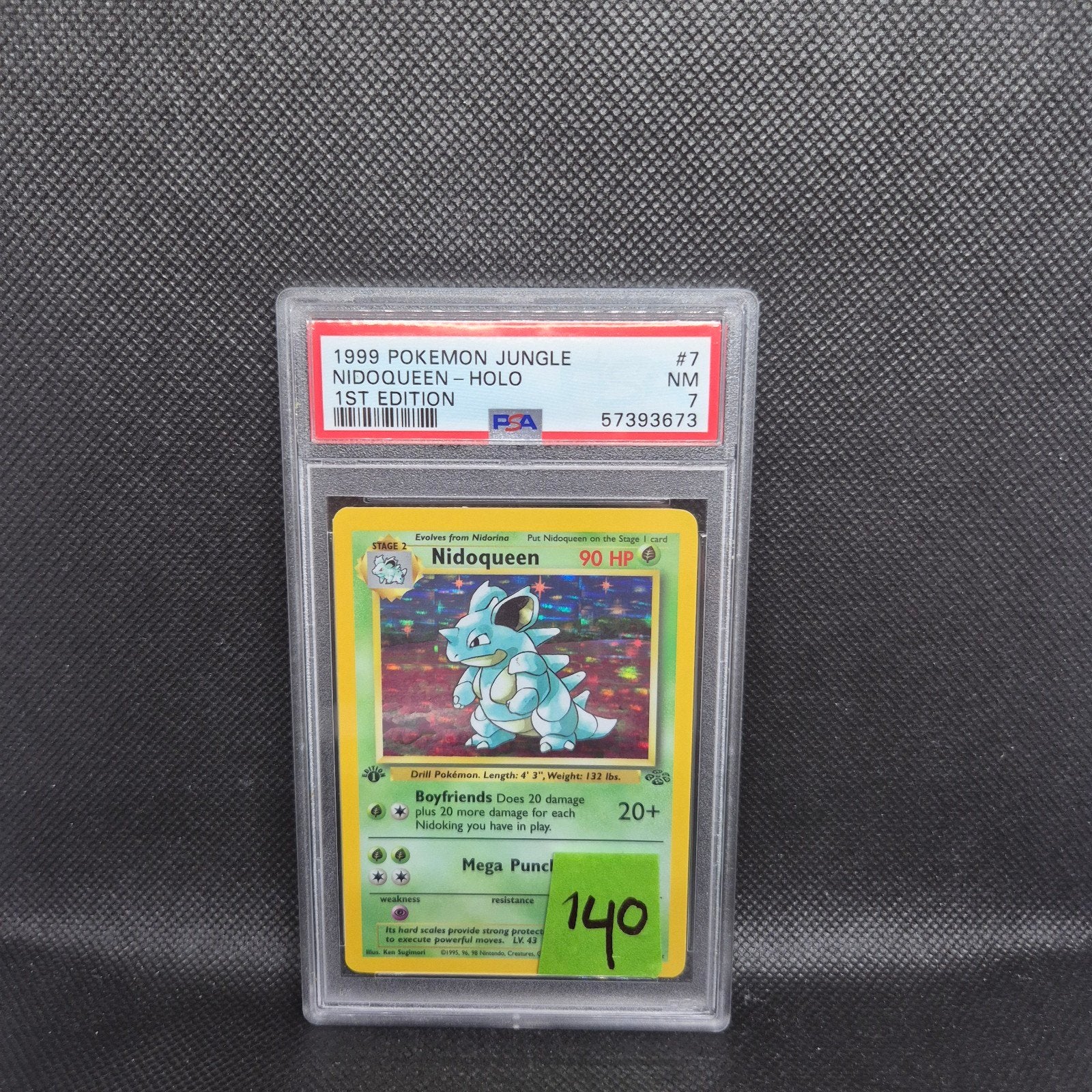 Nidoqueen Holo 1st Edition Jungle PSA 7, Enlèvement ou Envoi