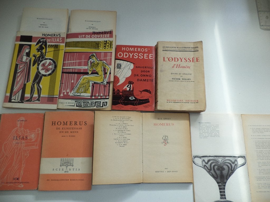 grote reeks HOMEROS Ilias Odyssee Homerus Odysseus, studie, Ophalen of Verzenden