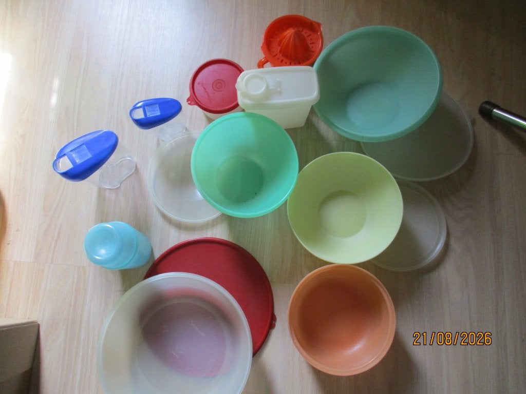 verschillende plastiek potten, Huis en Inrichting, Ophalen of Verzenden, Gebruikt