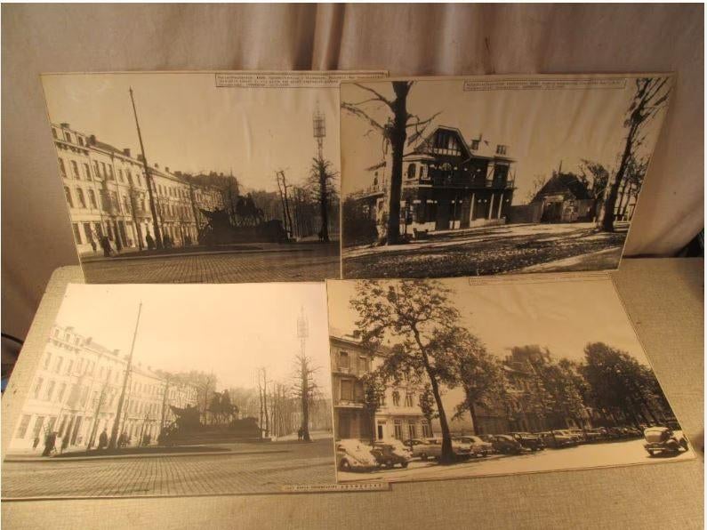 6 Mooi Oude zwart-Wit Foto's - Antwerpen - 45x30, Verzamelen, Ophalen of Verzenden, Zo goed als nieuw, Foto
