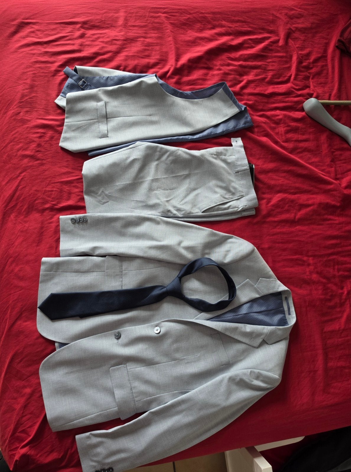 Costume GENTS. 3 pièces bleu claire, Enlèvement