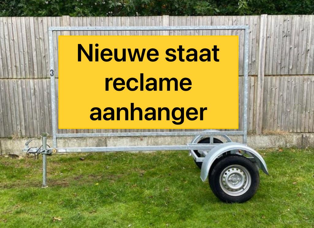 Reclame aanhanger in perfecte staat!, Ophalen