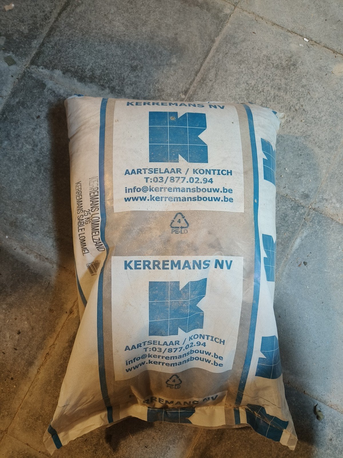 Kerremans lommelzand 25kg, Ophalen of Verzenden