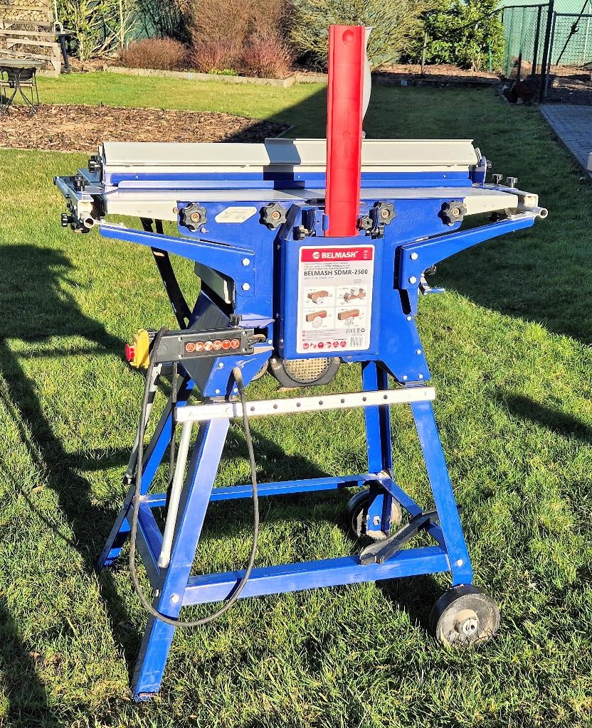 ZAAG EN VAN DIKTE TAFEL    BELMASH, 1200 watts ou plus, Comme neuf, Autres types, Enlèvement