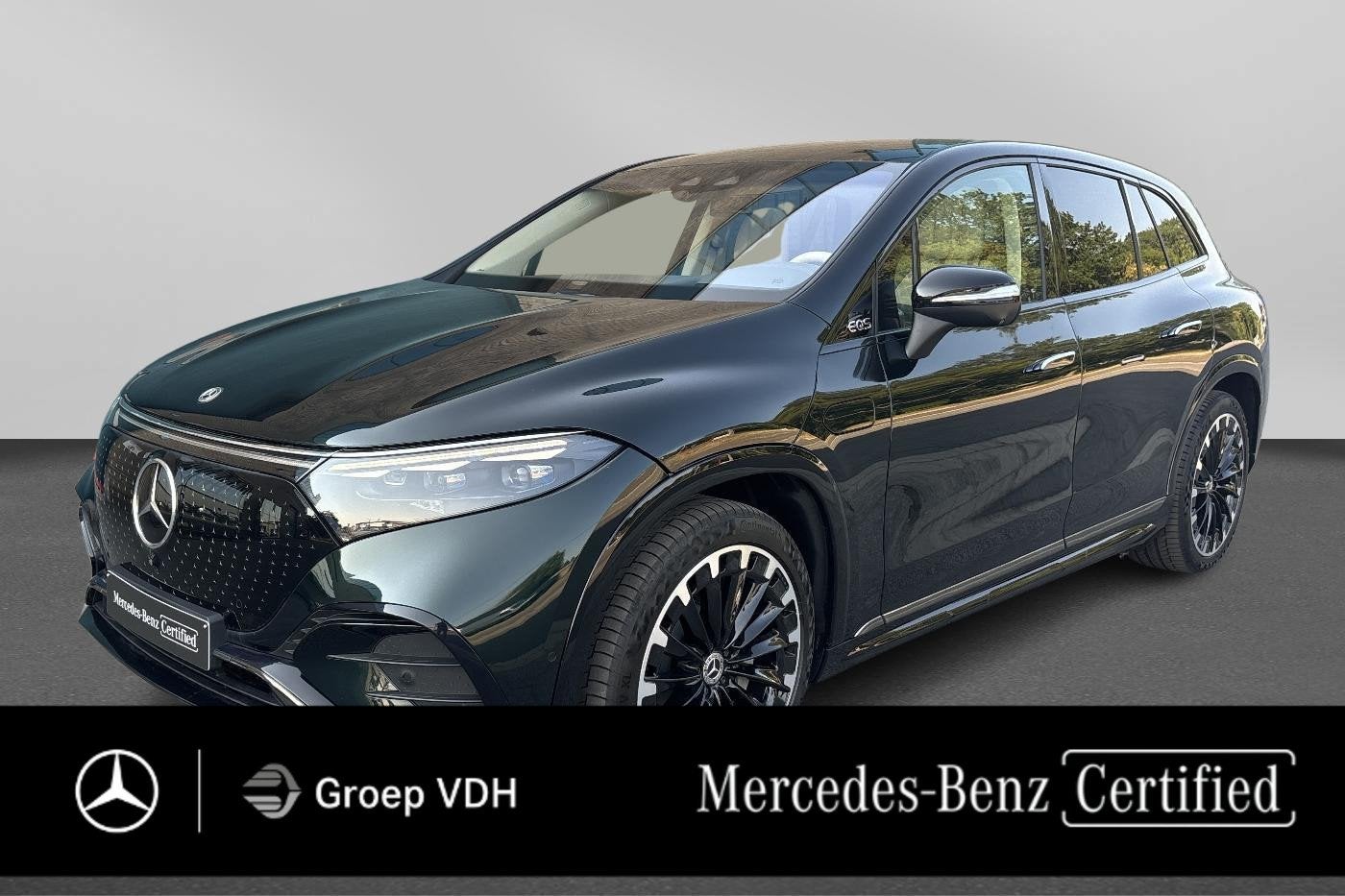 Mercedes-Benz EQS SUV 580 4MATIC AMG Line, Auto's, Automaat, 4 deurs, Stof, Beige