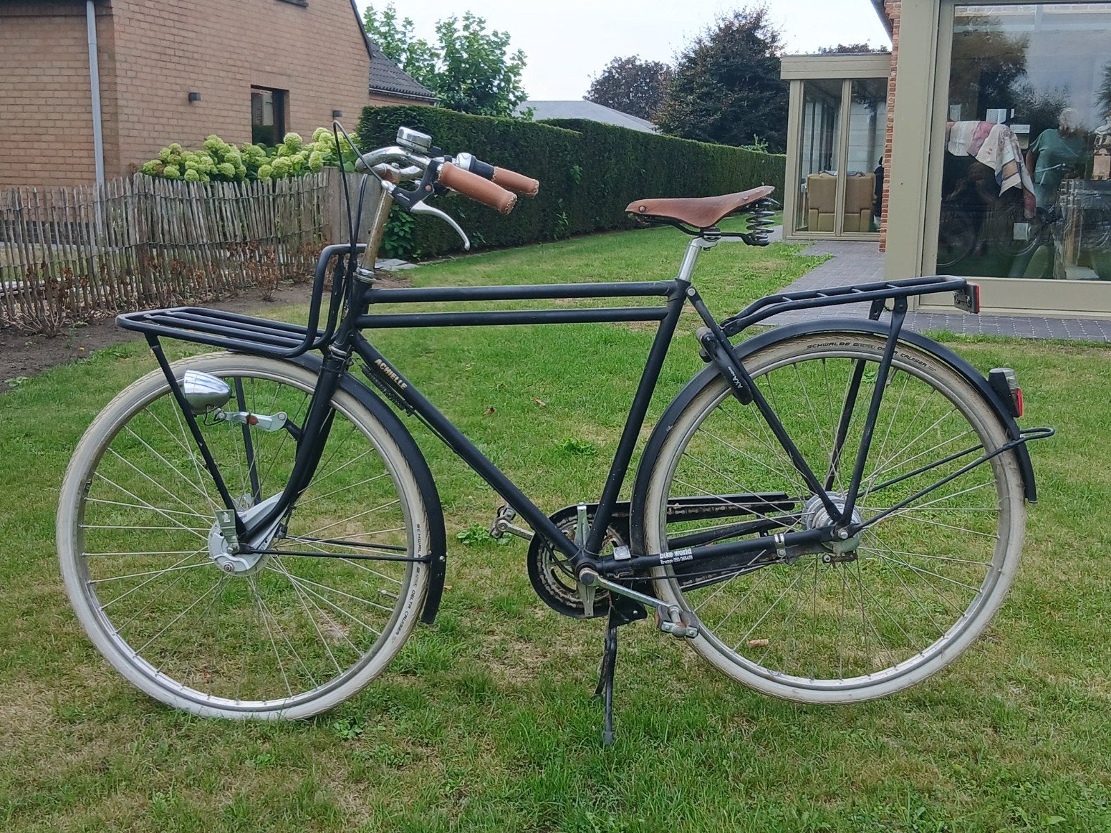 achielle herenfiets, Ophalen