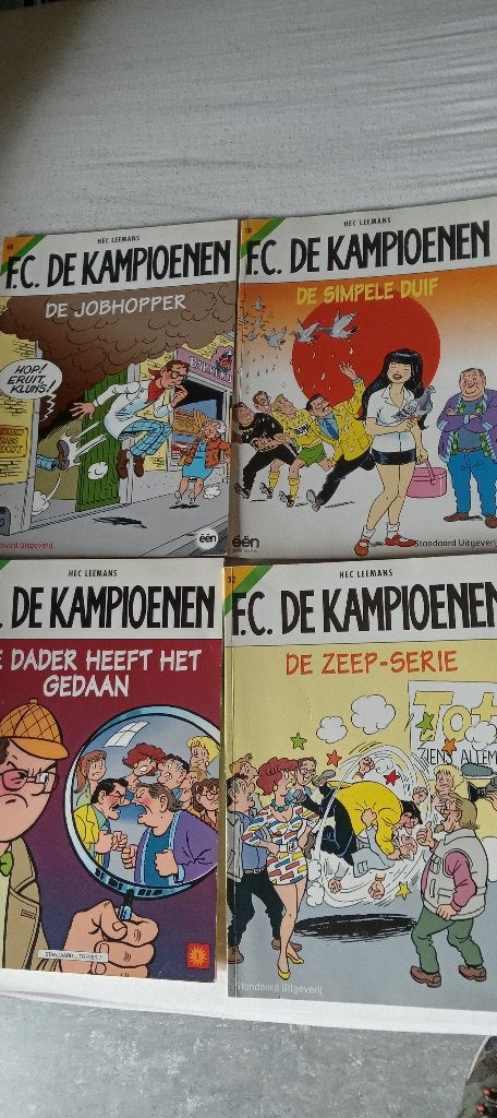 fc kampioenen, Boeken, Meerdere stripboeken, Ophalen of Verzenden, Gelezen