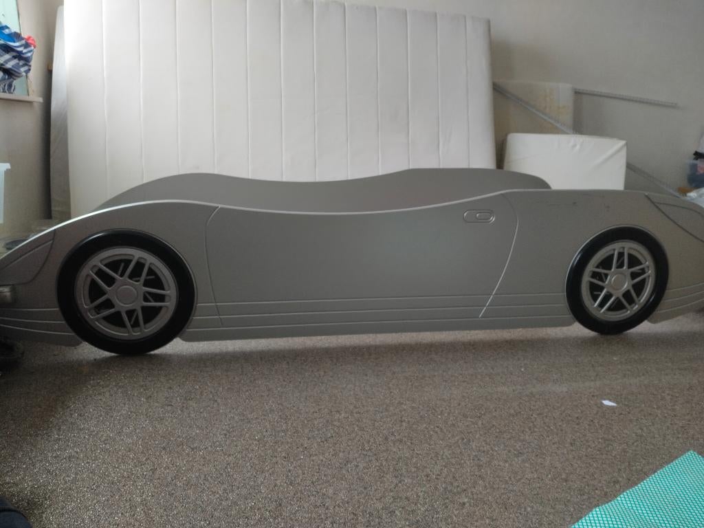 Autobed, Ophalen, 85 tot 100 cm, Gebruikt, Lattenbodem