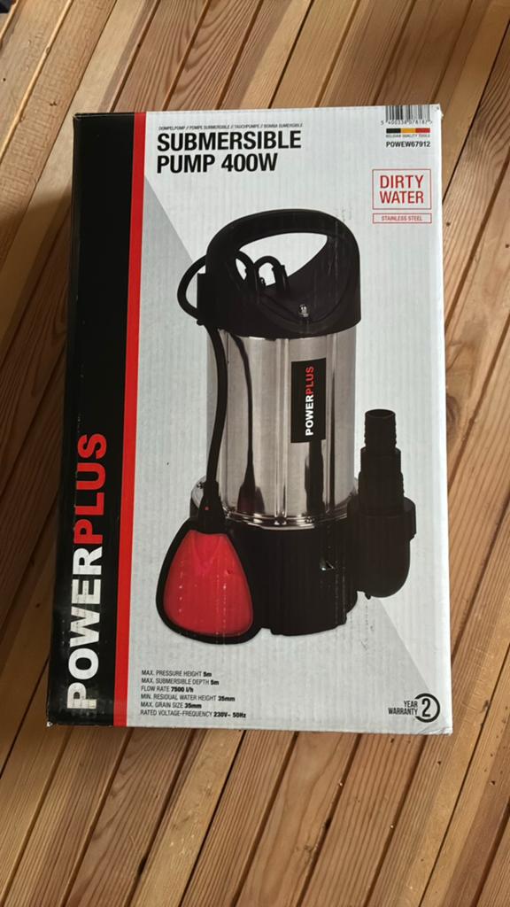 Dompelpomp, Tuin en Terras, Waterpompen, Ophalen, Gebruikt, Dompelpomp