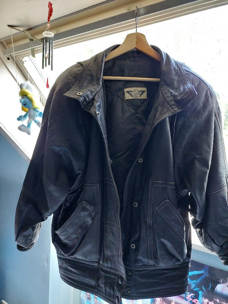 Vintage (echt) lederen damesvest, Kleding | Heren, Kostuums en vesten, Ophalen, Gedragen, Maat 46 (S) of kleiner, Bruin