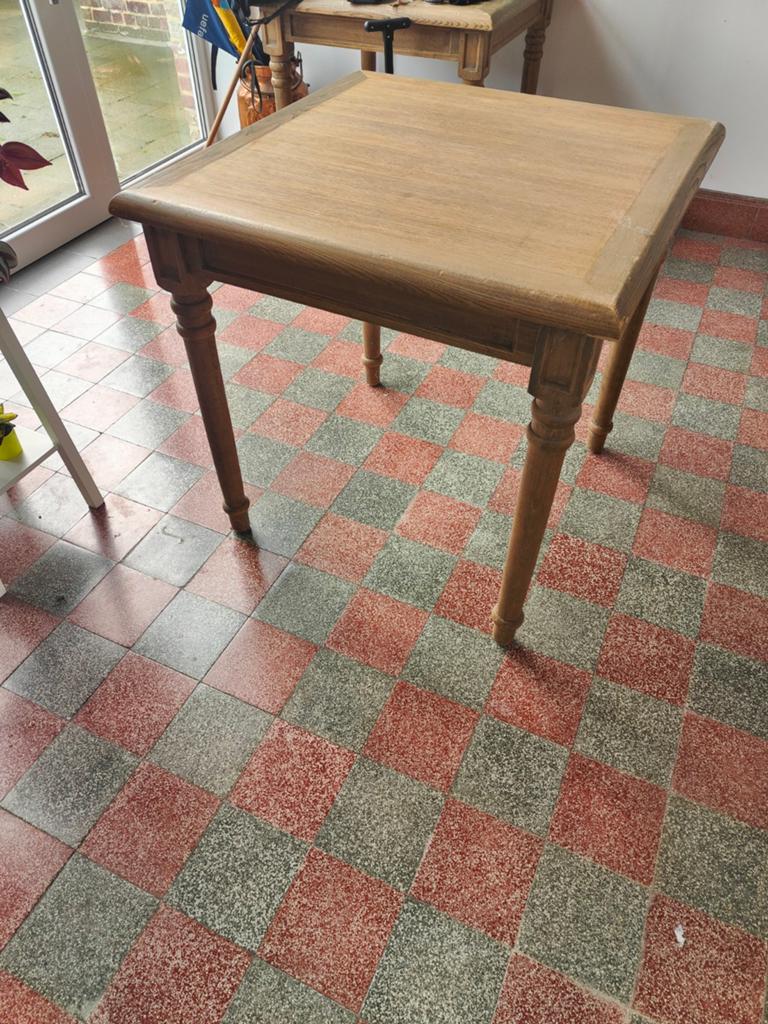 Eiken tafel(s) te koop 80 x 80, Ophalen