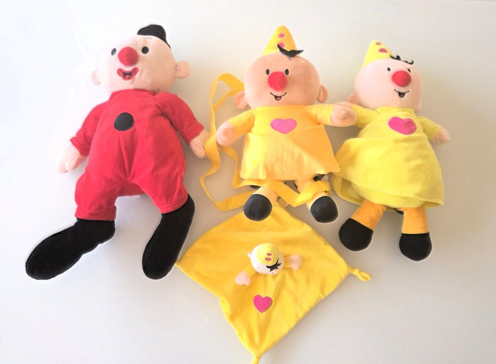 Bumba en vriendjes knuffels / pluche, Ophalen of Verzenden, Geel, Knuffeldoekje