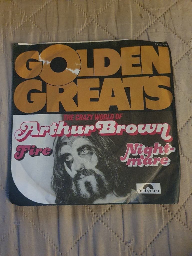 S - Arthur Brown – Fire / Nightmare - 1976, CD & DVD, Enlèvement ou Envoi, 7 inch, Comme neuf, EP