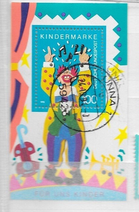 Timbres Cirque Allemagne f, Envoi, Affranchi