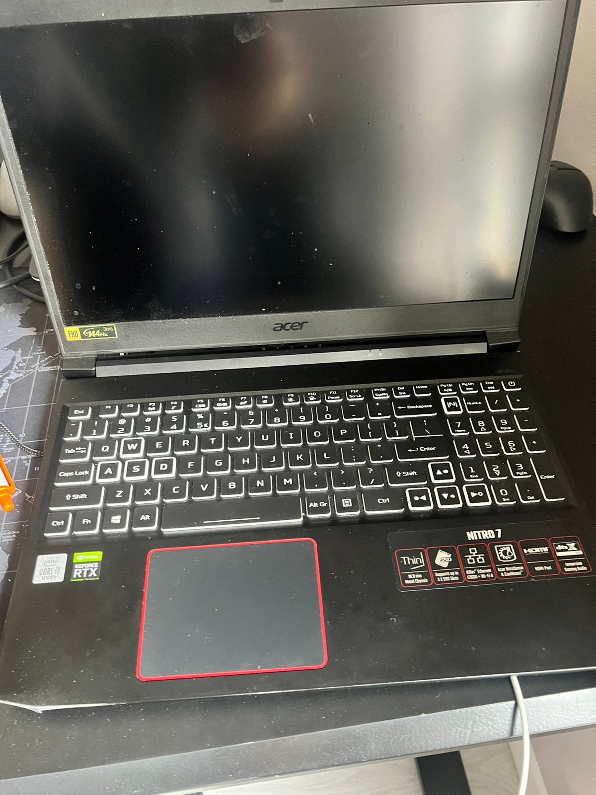 Acer Nitro 7 32GB RTX 2060 144Hz, Enlèvement ou Envoi, Comme neuf, SSD