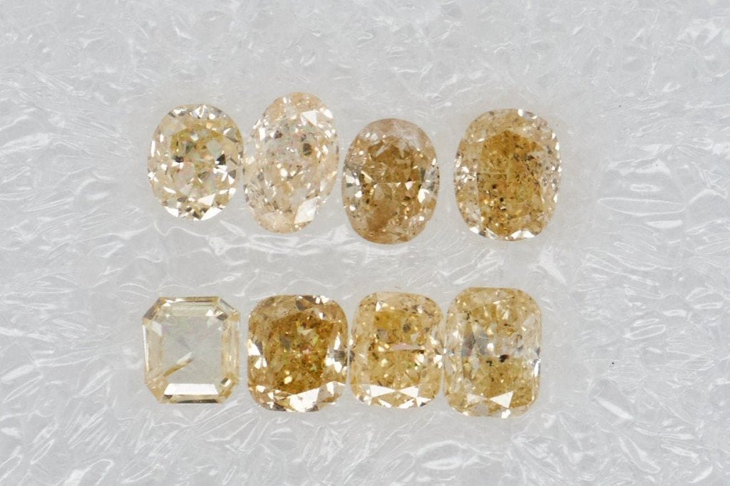 (604) 8 pcs Diamant (Natuurlijk) - 0.84 ct - Gemengde slijpv, Handtassen en Accessoires, Edelstenen, Ophalen of Verzenden, Nieuw