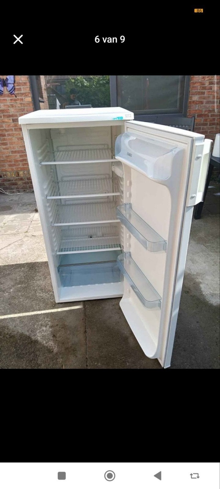 mooie AEG koelkast, Elektronische apparatuur, Vriezers en Diepvrieskisten, Vrieskast, Ophalen of Verzenden, Zo goed als nieuw