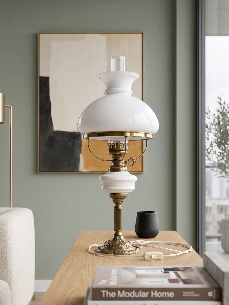 Lampe de table française ancienne - 1950, Antiquités & Art, Enlèvement