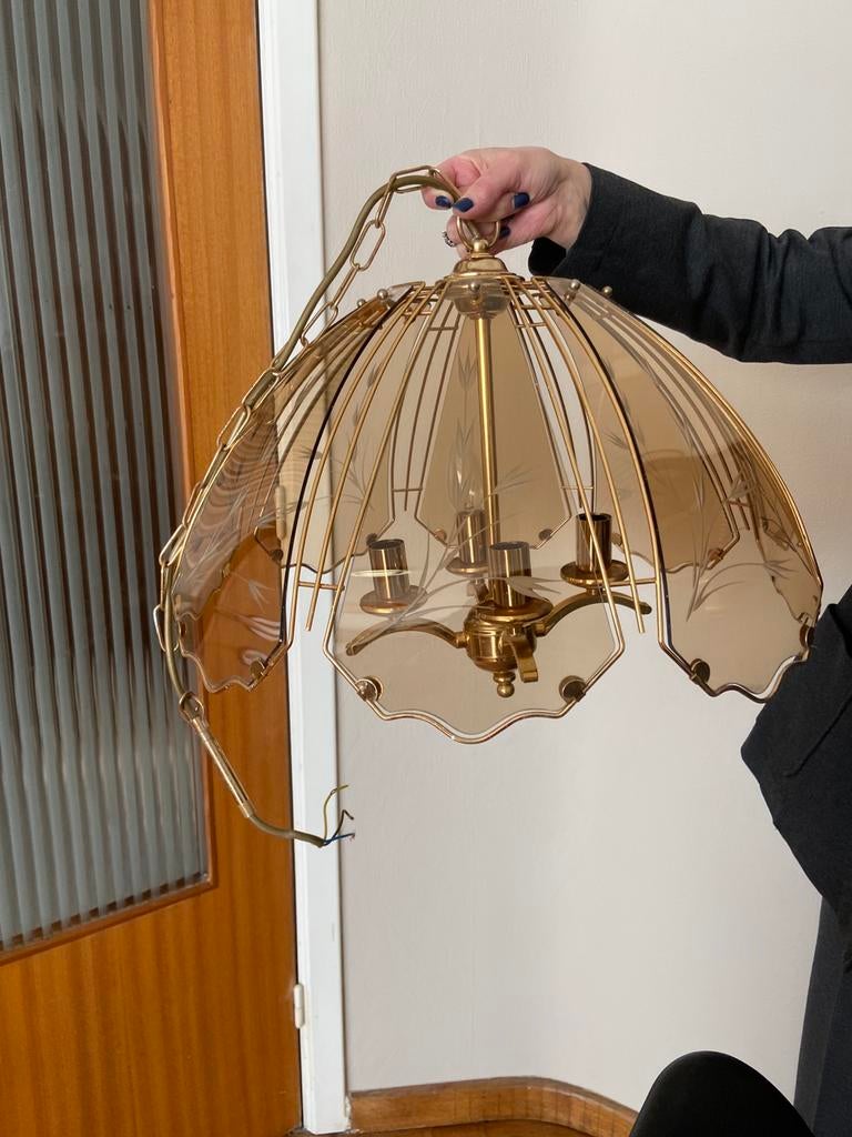 Vintage hanglamp, Ophalen, Zo goed als nieuw