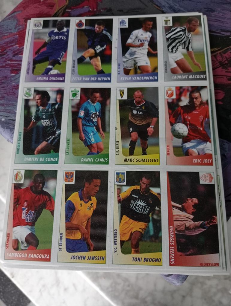 Panini jaar 2003 voetbal stickers, Ophalen of Verzenden