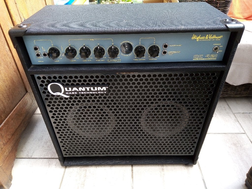 HK COMBO BASS à lampe HK Quantum QC421-400w, Musique & Instruments, Amplis | Basse & Guitare, Enlèvement, Comme neuf, Guitare basse
