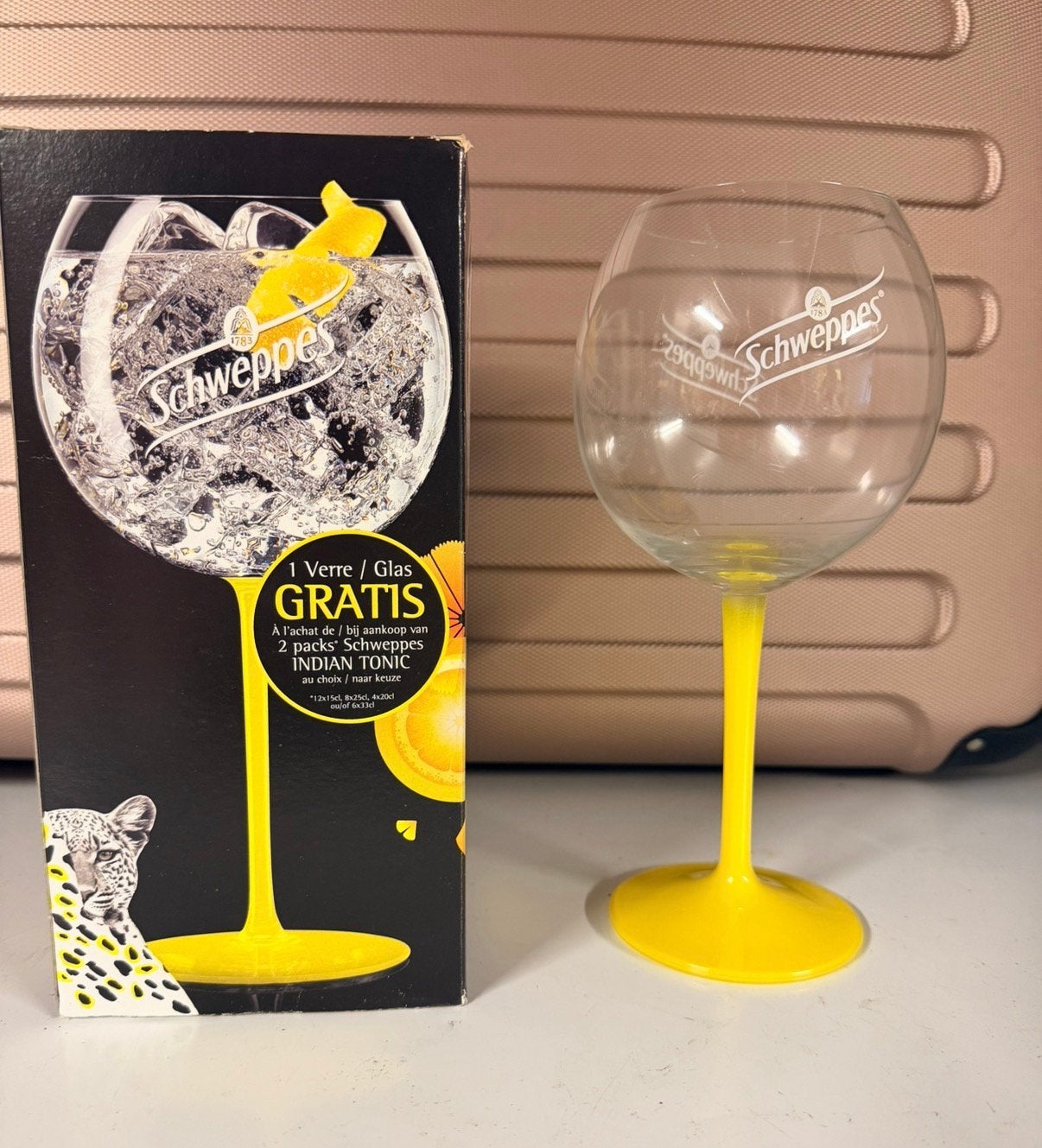 6 Schweppes/ gin glazen, Collections, Verres & Petits Verres, Enlèvement, Neuf
