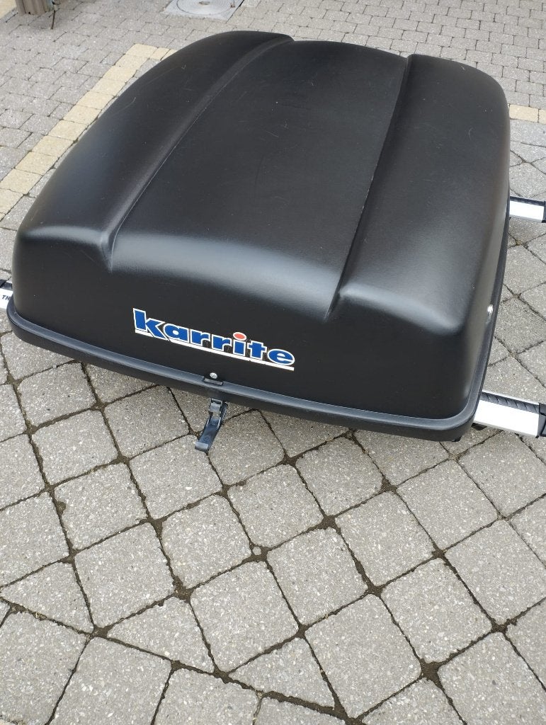 Dakkoffer Karrite met dakdrager Thule, Auto diversen, Dakkoffers, Gebruikt, Ophalen